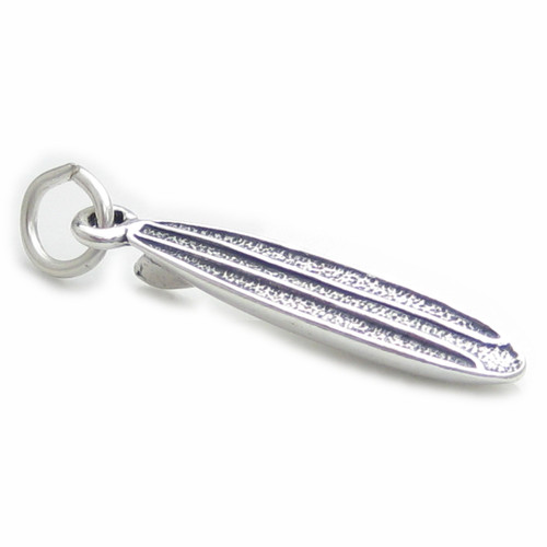 Surf Board sterling silver charm .925 x 1 Surfboard charms