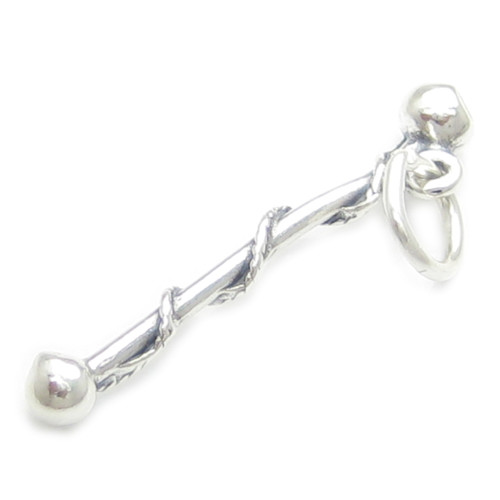 Baton sterling silver charm .925 x 1 Batons Cheerleading charms