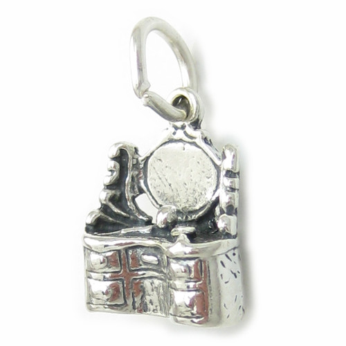 Vanity Table Dresser sterling silver charm .925 x 1 Beauty charms