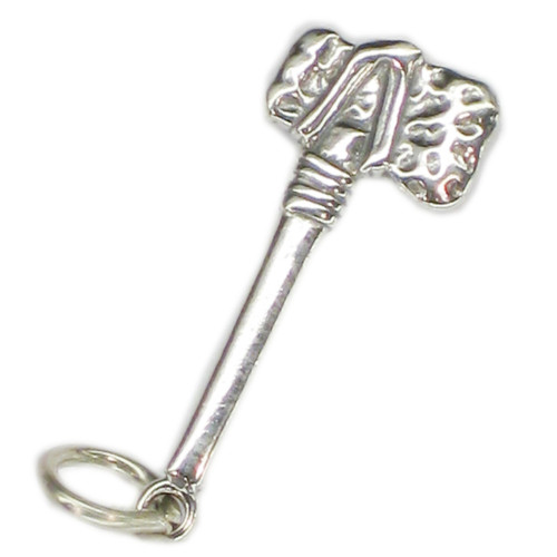Tomahawk Axe Native American sterling silver charm .925 x 1 Axes charms