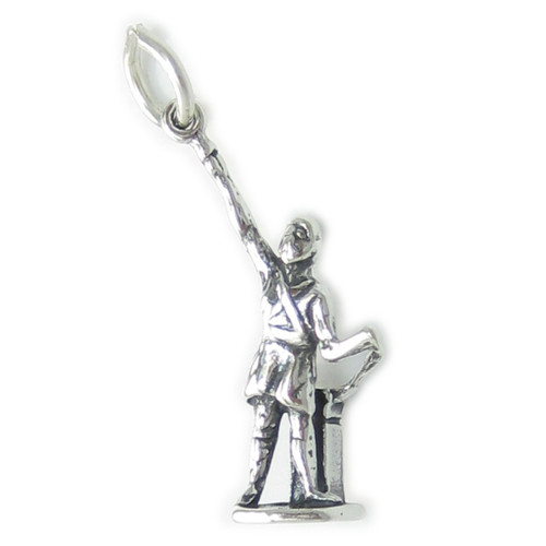 Blacksmith sterling silver charm .925 x 1 Smithy Black Smith charms