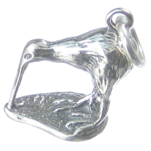 Kiwi bird sterling silver charm .925 Kiwis Birds charms