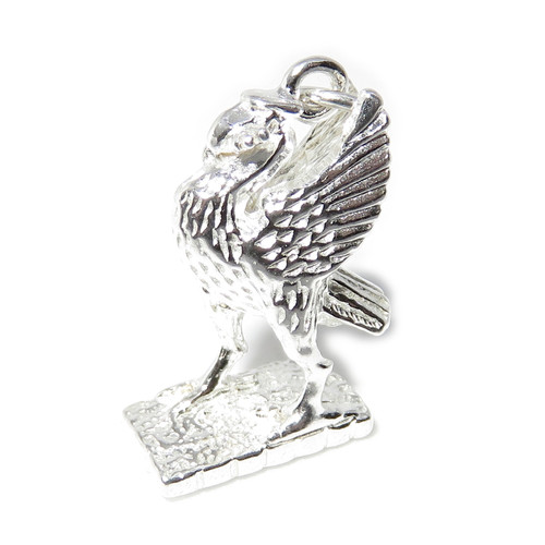 Liver bird sterling silver charm .925 x 1 Birds and Liverbird charms