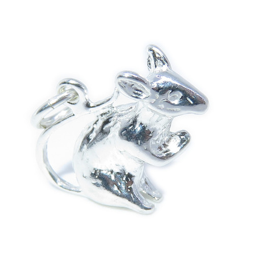 Mouse sterling silver charm .925 x 1 Mice and Rats charms