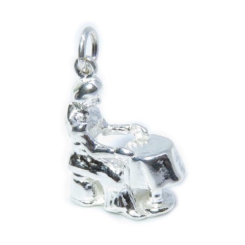 Fortune Teller sterling silver charm .925 Clairvoyance charms