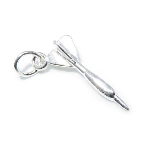 Dart sterling silver charm .925 x 1 Single Darts charms A1
