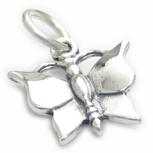 Butterfly sterling silver charm .925 Butterflies Butterflys charms