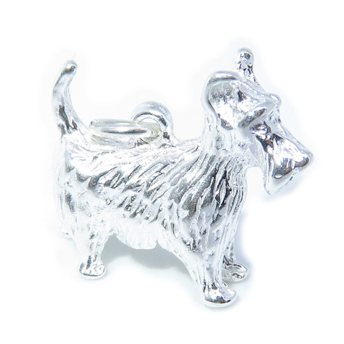 Scottie Dog sterling silver charm .925 x 1 Scotty Dogs charms