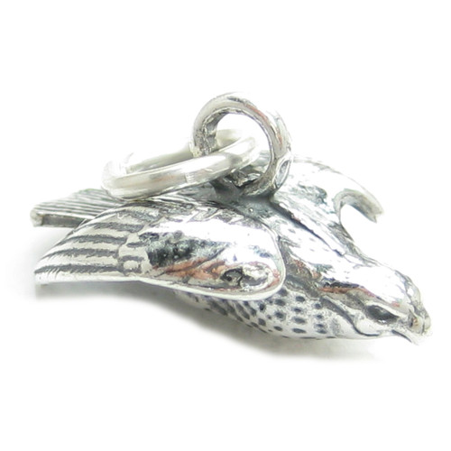 Peregrine Falcon sterling silver charm .925 x 1 Peregrin Falcons charms
