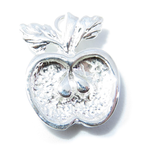 Apple sterling silver charm .925 x 1 Fruit and Apples charms