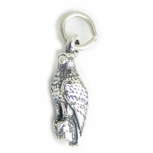 Bald Eagle sterling silver charm .925 Eagles Eagels charms -SM