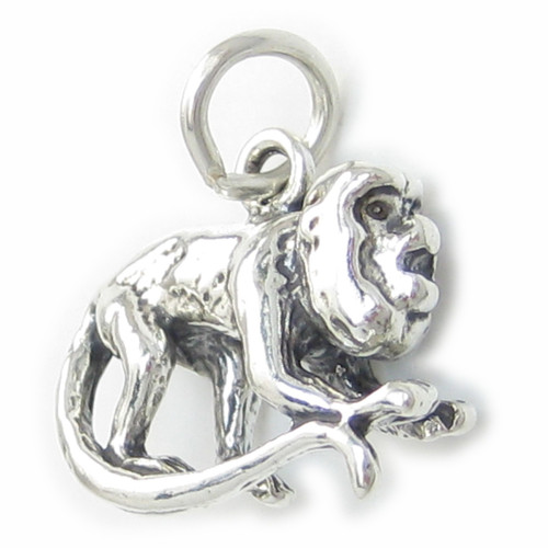 Howler Monkey sterling silver charm .925 x 1 Howling Monkies charms