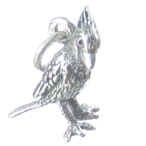 Cardinal Bird sterling silver charm .925 x 1 Cardinals Birds charms A1