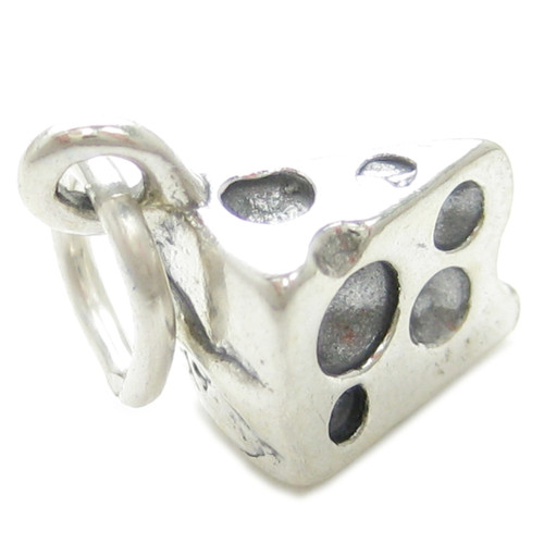 Cheese sterling silver charm .925 x 1 Cheeses charms.
