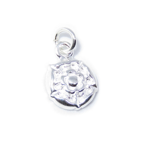 Yorkshire Rose SMALL sterling silver charm .925 x 1 York Roses charms