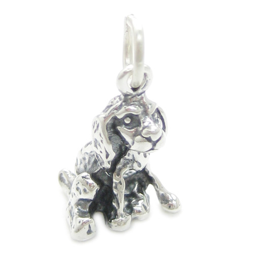 Cocker Spaniel dog sterling silver charm .925 x 1 Spaniels dogs Spanial