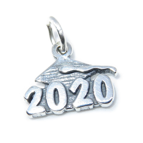 2020 Mortarboard Graduation sterling silver charm .925 Graduate charms