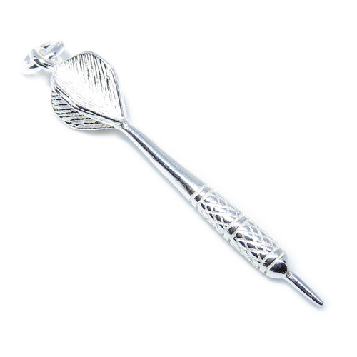 Dart sterling silver pendant charm .925 x 1 Darts charms A1