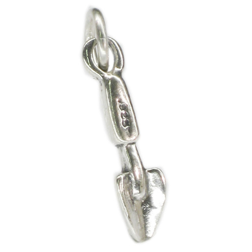 Garden Trowel sterling silver charm .925 x 1 Gardening Gardeners charms A1
