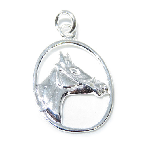Horse sterling silver pendant .925 Horses pendants