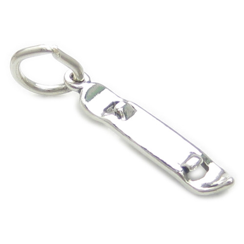 Bottle top opener sterling silver charm .925 x 1 Bottles Tops charms
