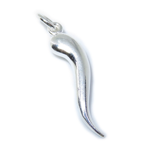 Horn of plenty sterling silver charm pendant .925 Lucky Luck charms