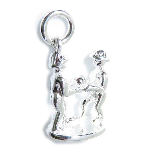 Ben & Bill sterling silver charm .925 Flower Pot Men charms