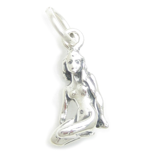 Virgo the Virgin sterling silver zodiac charm .925 x 1 Zodiacs charms