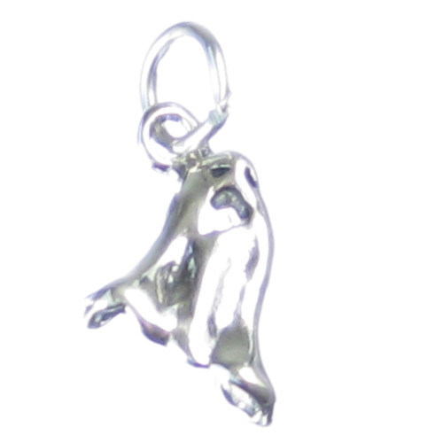 Ghost sterling silver charm .925 Ghosts Spirits Haunted Halloween charms