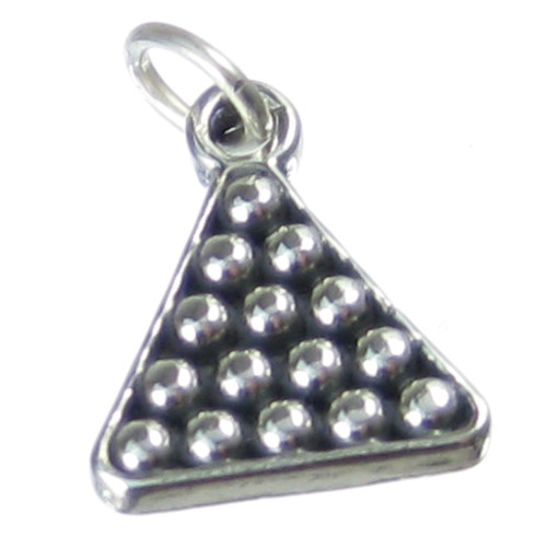 Snooker Balls sterling silver charm .925 x 1 Billiards Pool charms