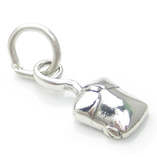 Computer Mouse TINY sterling silver charm .925 x 1 Computing Mice charms