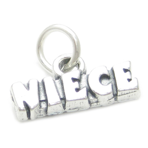 Niece sterling silver charm .925 x 1 Family Nieces Neice Neece charms