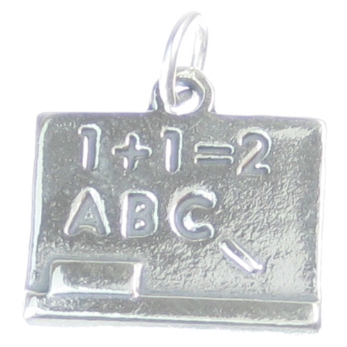 Teachers Board sterling silver charm .925 x 1 Teaching Teacher Blackboard