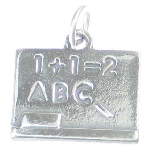 Teachers Board sterling silver charm .925 Teaching Teacher Blackboard