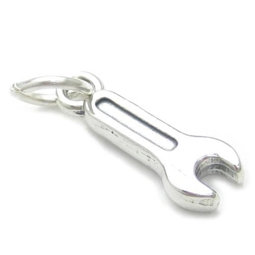 Wrench Spanner sterling silver charm .925 x 1 Wrenches Spanners Tools