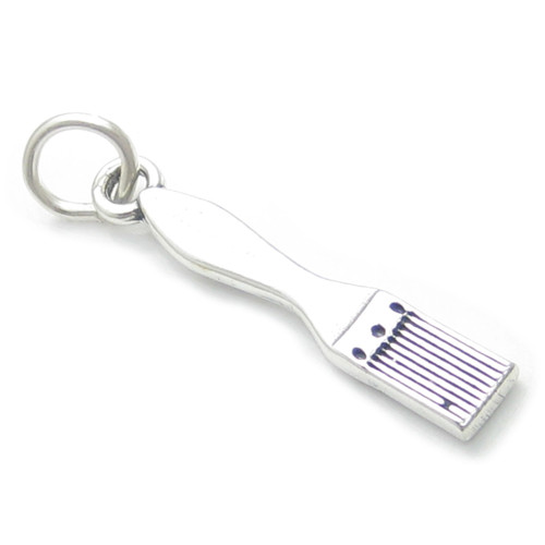 Paintbrush sterling silver charm .925 x 1 Paint Brush Painting charms A1