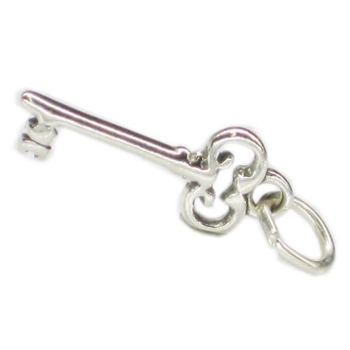 Key sterling silver charm .925 x 1 Keys charms A