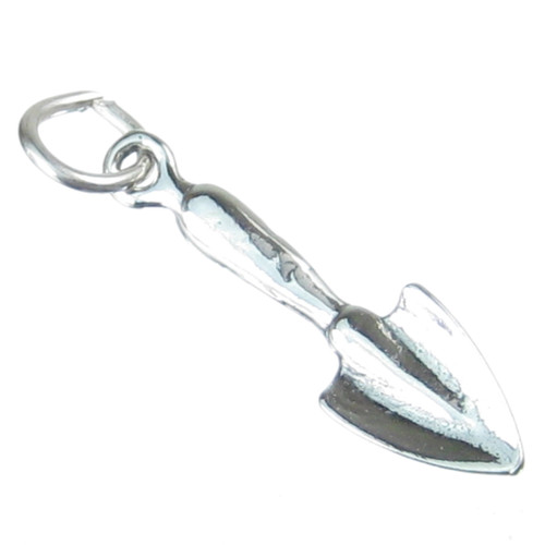 Garden Trowel sterling silver charm .925 x 1 Gardening Gardeners charms