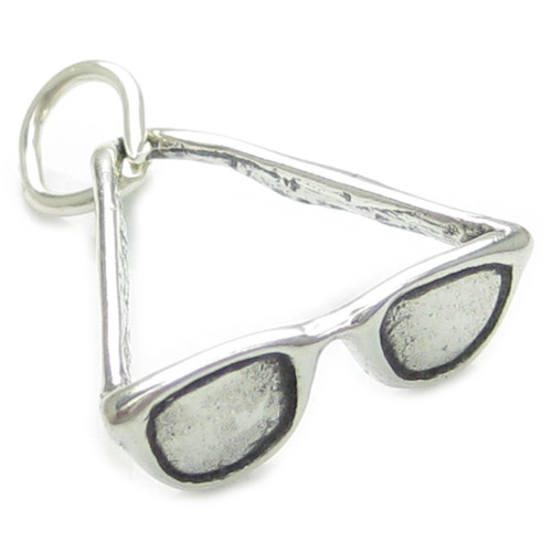 Pair of sunglasses sterling silver charm .925 x 1 Holiday charms
