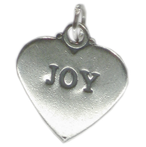 JOY sterling silver charm pendant .925 x 1 Happiness charms