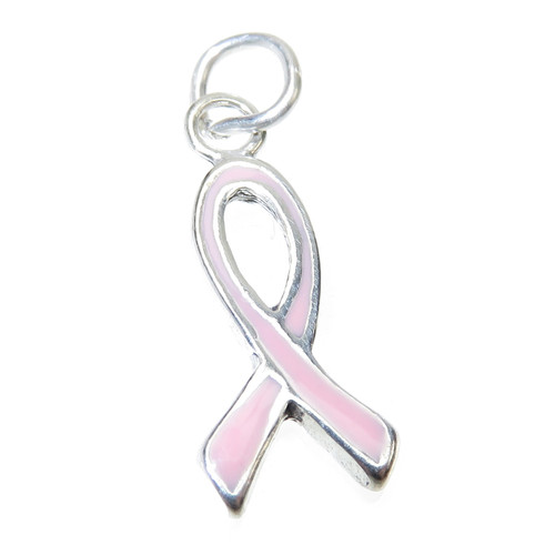 Charity Ribbon sterling silver charm .925 x 1 Memory Ribbons charms