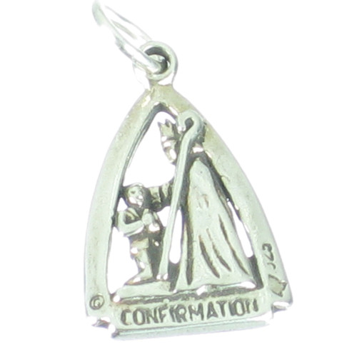Confirmation sterlng silver charm .925 x1 Holy Confirm Confirmed charms