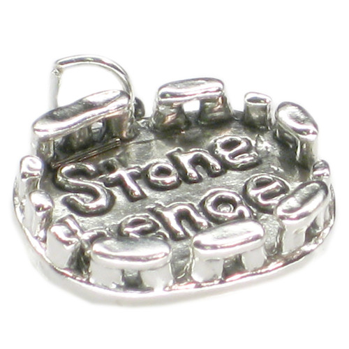 Stonehenge sterling silver charm .925 x 1 Wiltshire Stone Circle charms