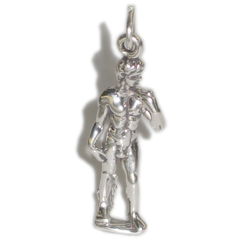 Michelangelos David sterling silver charm .925 Michelangelo
