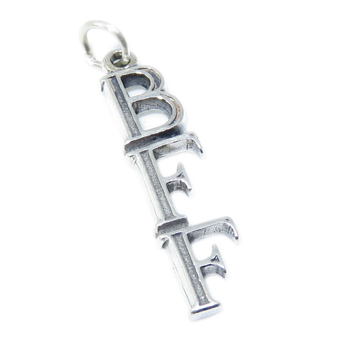 BFF sterling silver charm .925 x 1 Best Friends Forever charms