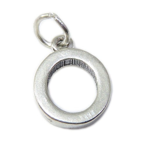 Letter O Initial O sterling silver charm .925 x 1 Initials charms