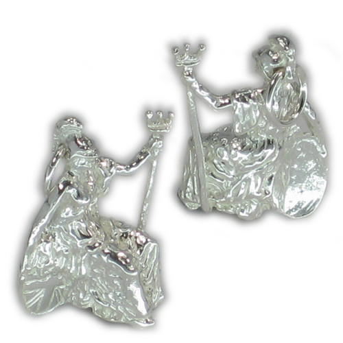 Britannia sterling silver charm .925 x 1 Great Britain England charms