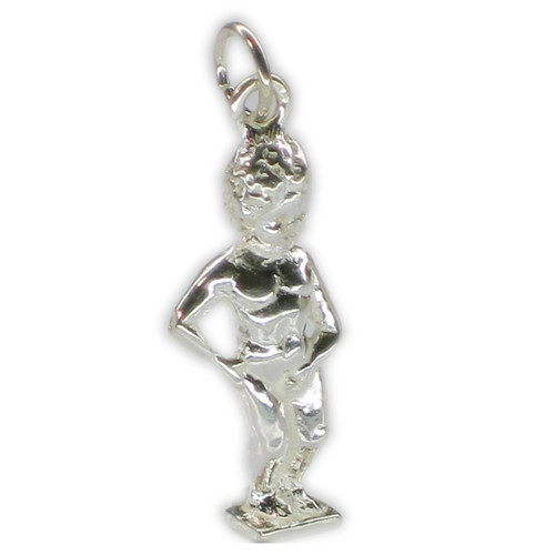 Belgian Boy Manneken Pis sterling silver charm .925 x 1 Statue charms