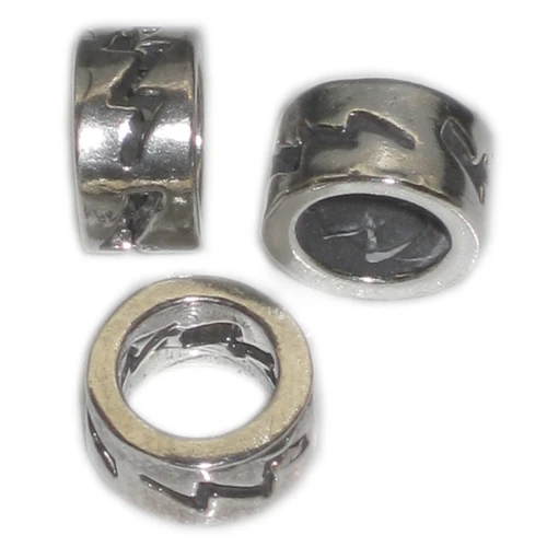 Bead sterling silver charm spacer .925 Beads charms spacers -B15