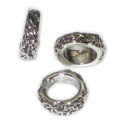 Bead sterling silver charm spacer .925 Beads charms spacers -B40